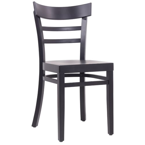 Dřevěné restaurační židle MARONA S dřevěný sedák