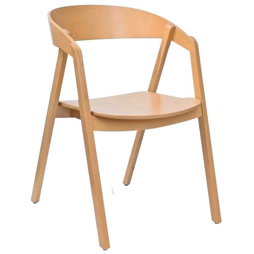 Dřevěné designové židle LEMONA S s  možností stohování