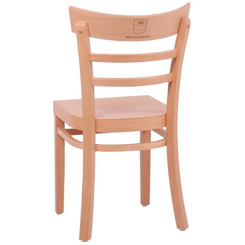 Dřevěné restaurační židle MARONA S dřevěný sedák