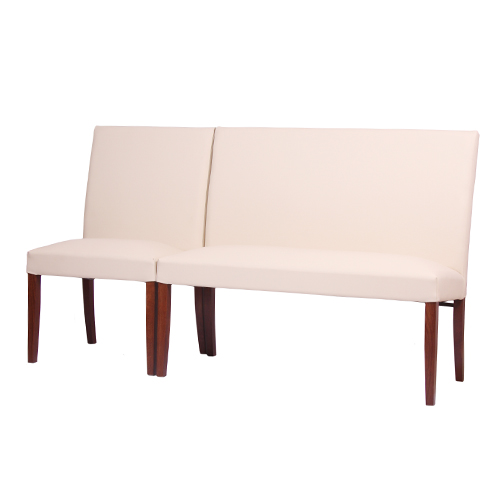 Dřevěná čalouněná židle THEA UNO lavice