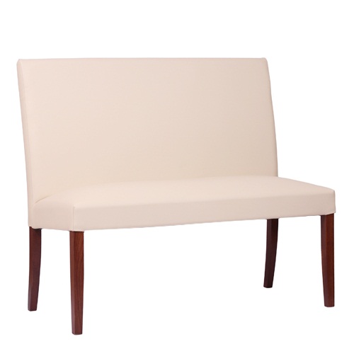 Dřevěná čalouněná židle THEA DUO lavice