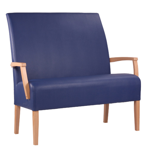 Dřevěná čalouněná lavice MARCUS DUO ALE