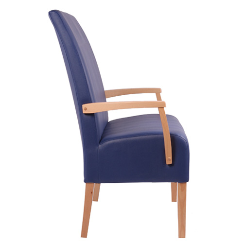 Dřevěná čalouněná lavice MARCUS DUO ALE