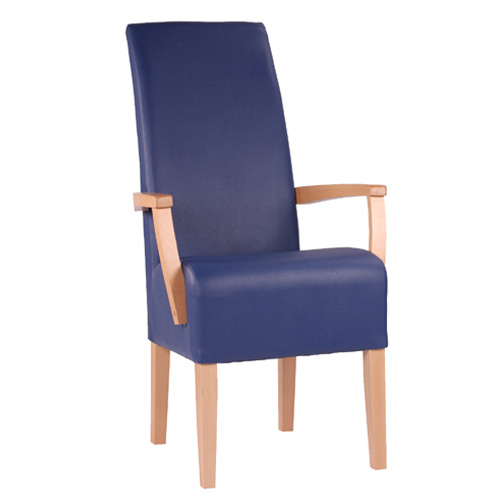 Dřevěná čalouněná židle MARCUS ALE