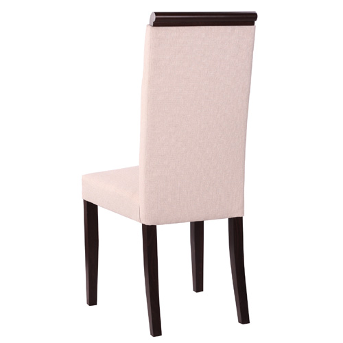 Dřevěná čalouněná židle LINDA dřevěné madlo