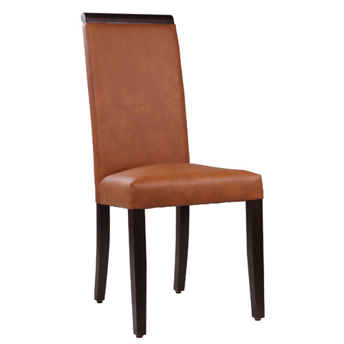 Dřevěná čalouněná židle LINDA dřevěné madlo