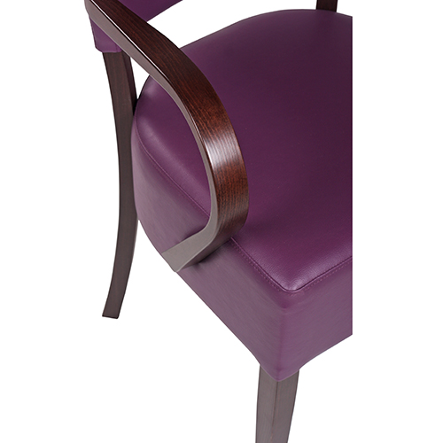 Dřevěné židle čalouněné TILO XL AL S širší sedák