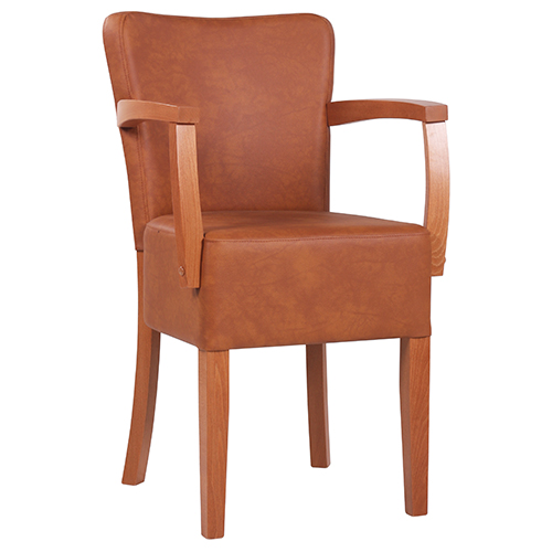 Dřevěná židle čalouněná TANJA AL E