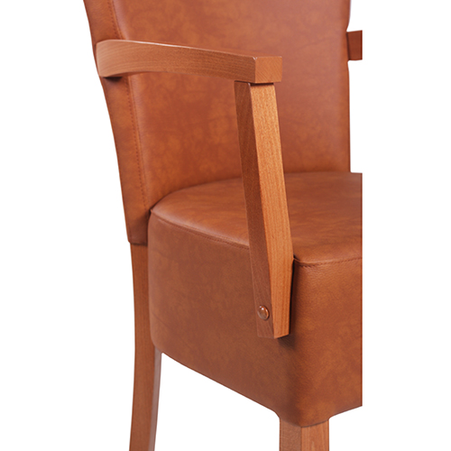 Dřevěná židle čalouněná TANJA AL E