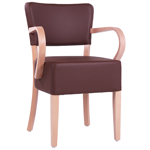 Dřevěné židle čalouněné TILO XL AL S širší sedák