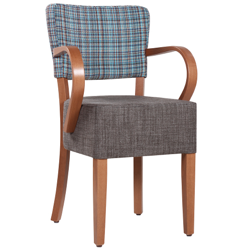 Dřevěná židle čalouněná TILO AL S