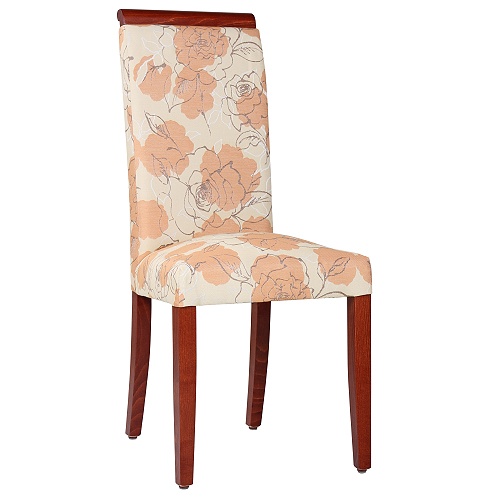 Dřevěná čalouněná židle LINDA dřevěné madlo