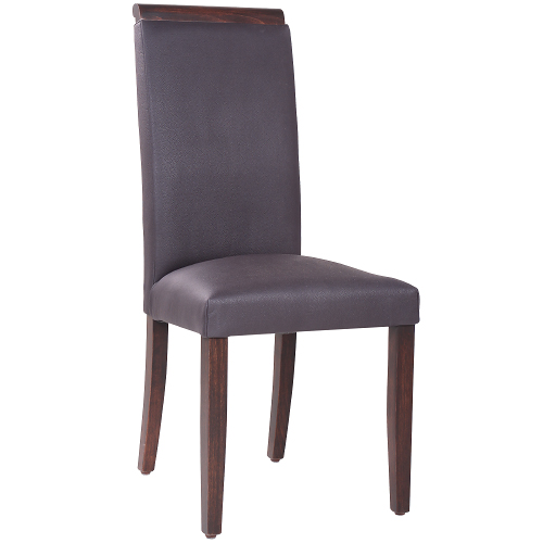 Dřevěná čalouněná židle LINDA dřevěné madlo