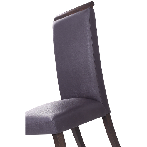 Dřevěná čalouněná židle LINDA dřevěné madlo