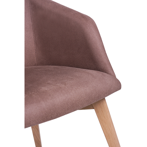 Designové restaurační čalouněné židle FABIAN ve skandinávském stylu masivní dub