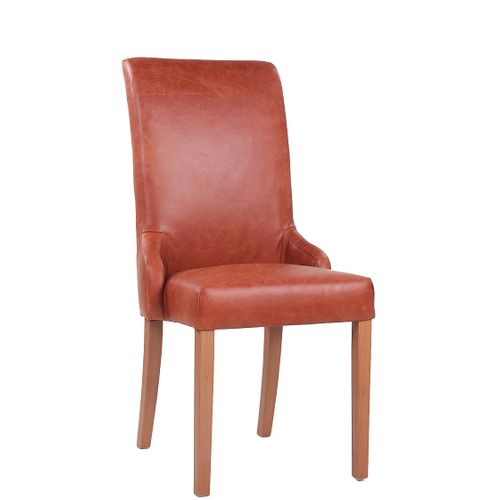 Čalouněné židle MARTA s rozšířeným opěradlem 