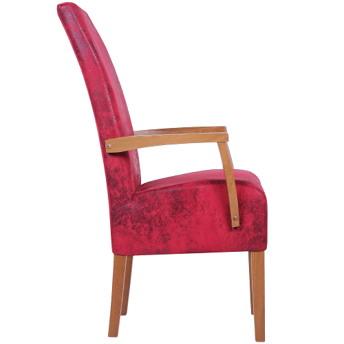 Dřevěná čalouněná židle MARCUS ALE