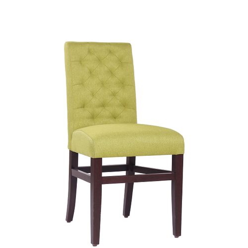 Čalouněné židle ALBA DSK s ozdobným prošíváním na opěrce