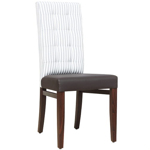 Čalouněné židle RINA DSK s prošíváním do restaurace nebo kavárny