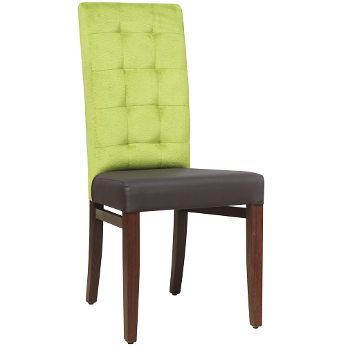 Čalouněné židle RINA DSK s prošíváním do restaurace nebo kavárny