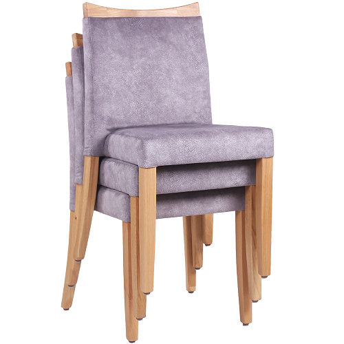 Restaurační židle MARLO DST DM masivní dub a možnost stohování