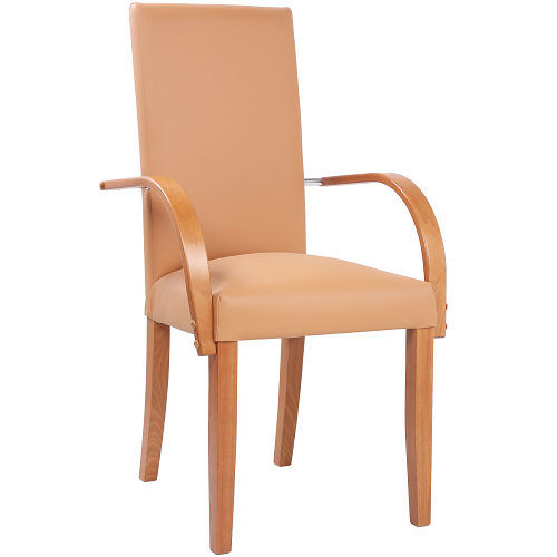 Dřevěná čalouněná židle THEA ALR