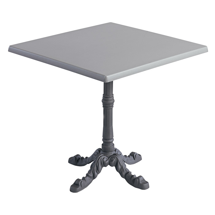 Kovové venkovní stoly LEON 4 TOPALIT Brush H80