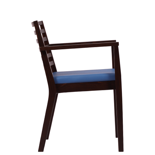 Židle čalouněná s područkou LUISA P AL ST