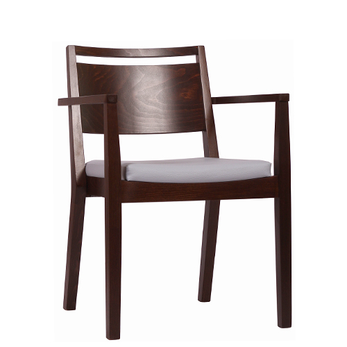 Židle čalouněná s područkou LUCAS P AL ST