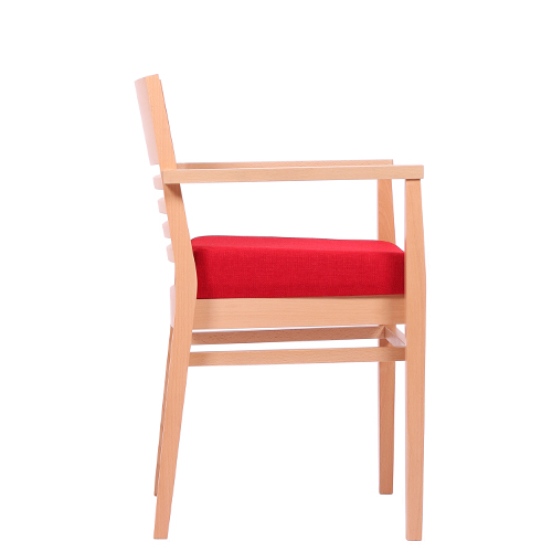 Dřevěná židle čalouněná LAURIN AL STK