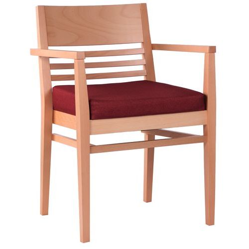 Dřevěná židle čalouněná LAURIN AL STK