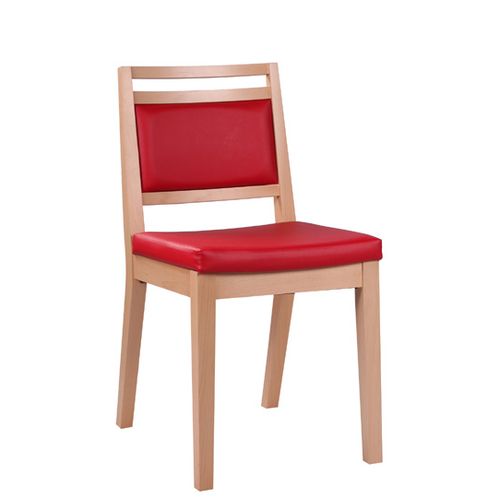 Dřevěná židle čalouněná LEANDRO P