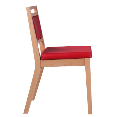 Dřevěná židle čalouněná LEANDRO P