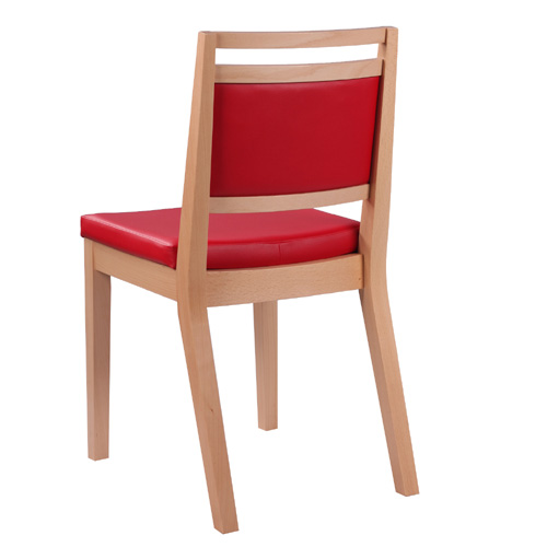 Dřevěná židle čalouněná LEANDRO P