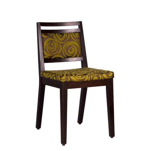 Dřevěná židle čalouněná LEANDRO P