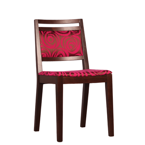 Dřevěná židle čalouněná LEANDRO P