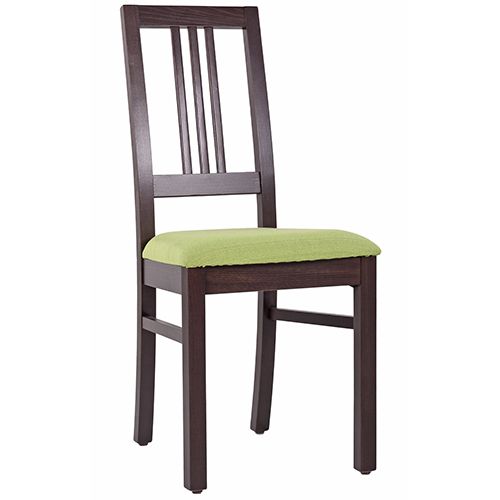 Dřevěné židle BOB 3 čalouněný sedák