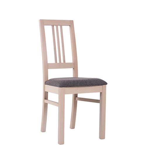 Dřevěné židle BOB 3 čalouněný sedák