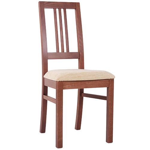 Dřevěné židle BOB 3 čalouněný sedák