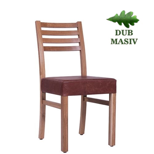 Dřevěné čalouněné židle ARMANDO VPE dub masiv
