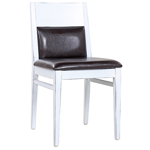 Dřevěné židle LAURETTA V úprava Vintage Look bílá