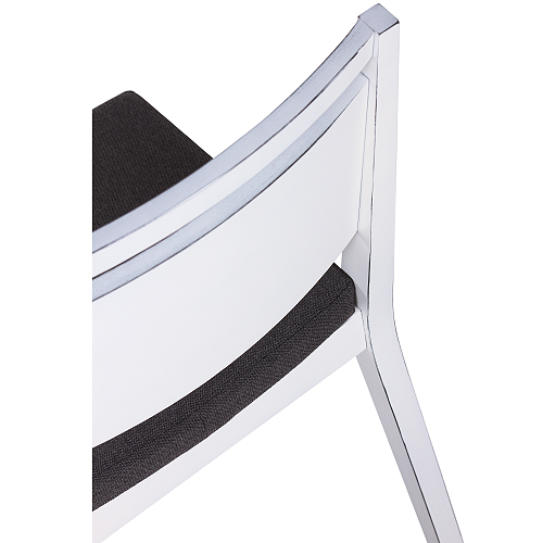 Dřevěná židle čalouněná LUCAS P ST Vintage Look bílá