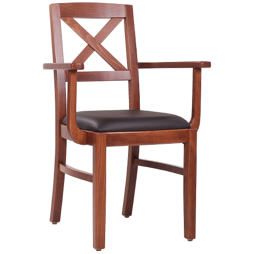 Dřevěná židle čalouněná ALEX AL