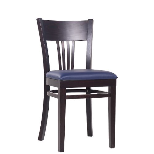 Dřevěné židle do restaurace KAREN P čalouněný sedák
