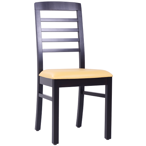 Dřevěné židle do restaurace BIANCA P XL s čalouněním 