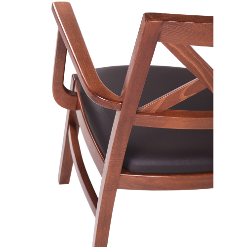 Dřevěná židle čalouněná ALEX AL