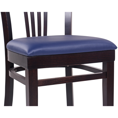 Dřevěné židle do restaurace KAREN P čalouněný sedák