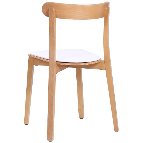 Dřevěné bistro židle LUKE P možnost stohování 