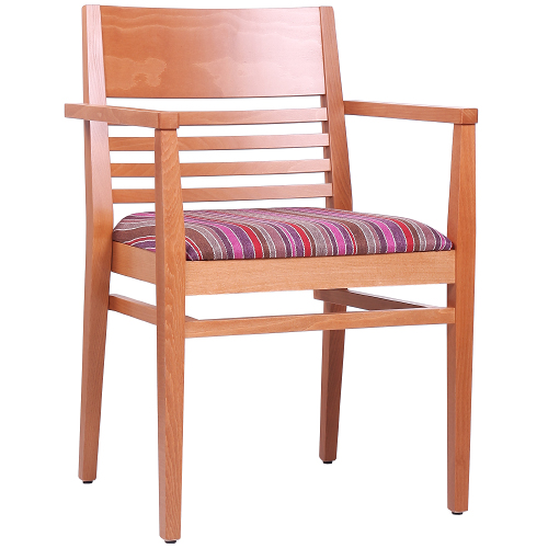 Dřevěná židle čalouněná LAURIN AL