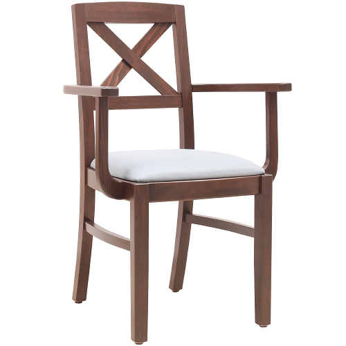 Dřevěná židle čalouněná ALEX AL